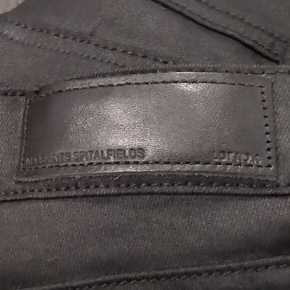 All Saints SpitalFields Verne Ashby Black Skinny Jeans Pants Sz 31 - Picture 10 of 13